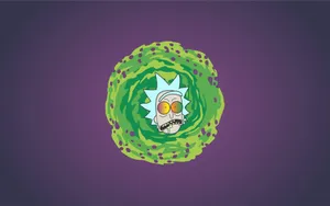 Green Fumes Rick And Morty 4k Wallpaper