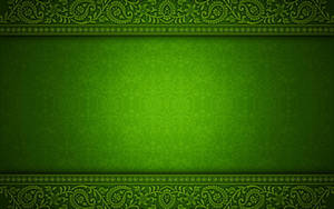 Green Khmer Patterned Backdrop Wallpaper