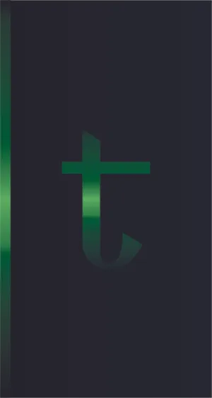 Green Letter T Wallpaper