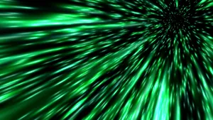 Green Light Bursts In The Background Wallpaper