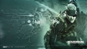 Green Monochrome Metal Gear Solid Wallpaper