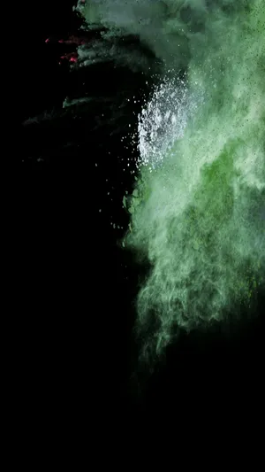 Green Powdered Colors Samsung Full Hd Wallpaper