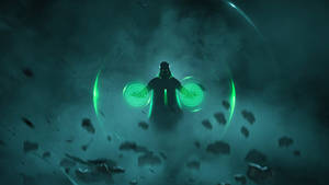 Green Power Doctor Strange Minimalist Wallpaper