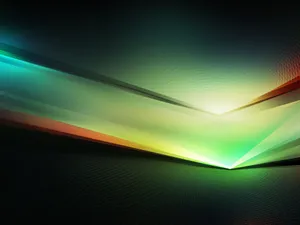 Green Spectrum Art Wallpaper