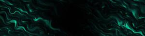 Green Wavy Dark Color Wallpaper