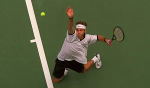 Greg Rusedski Tossing The View Wallpaper