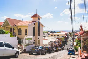 Grenada Sloping Streets Wallpaper