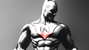 Grey Batman Beyond Action Figure Wallpaper