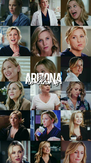 Grey's Anatomy Arizona Robbins Collage Wallpaper