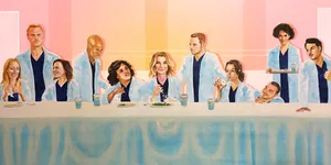 Grey's Anatomy Last Supper Art Wallpaper