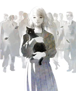 Grey Woman Animated Wallpaper