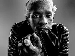Greyscale Photo Shoot Young Thug Wallpaper