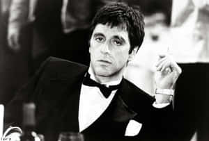 Greyscale Scarface Tony Montana Wallpaper