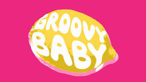 Groovy Baby 80s Retro Vintage Wallpaper