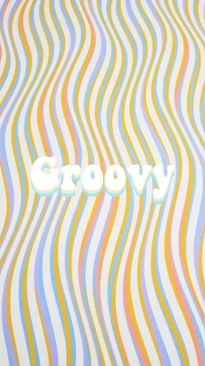 Groovy Retro Phone Wallpaper