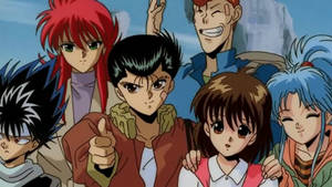 Group Photo Of Yuyu Hakusho Characters Wallpaper