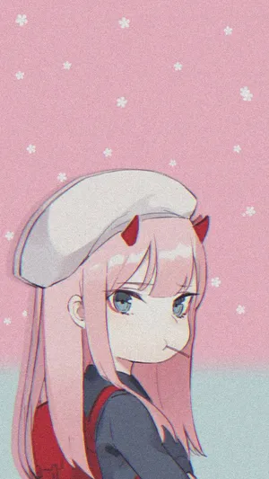 Grumpy Zero Two Phone Wallpaper