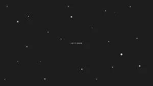 Grunge Aesthetic Let It Snow Wallpaper