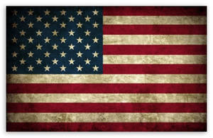 Grunge American Flag Wallpaper