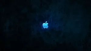 Grungy Blue Apple 4k Ultra Hd Wallpaper