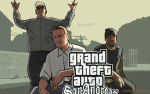 Gta Sa 4k Main Characters Wallpaper