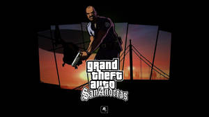 Gta San Andreas Police Officer Sunset Wallpaper