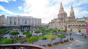 Guadalajara Plaza De Armas Wallpaper