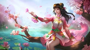 Guinevere Lotus In Mobile Legend Wallpaper