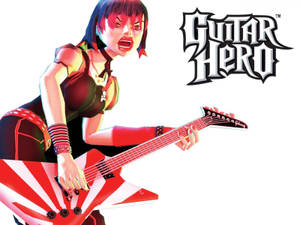 Guitar Hero 3d Woman With Guitar Wallpaper