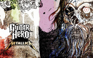 Guitar Hero Metallica Skull Art Wallpaper