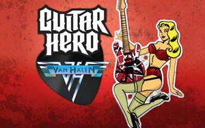 Guitar Hero Woman With Guitar Sticker Wallpaper