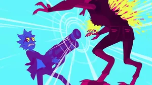 Gun Rick And Morty Pc 4k Wallpaper