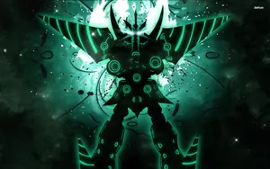 Gurren Lagann In Green Wallpaper