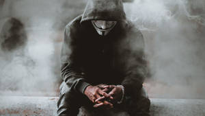 Guy Fawkes With A Hood Wallpaper