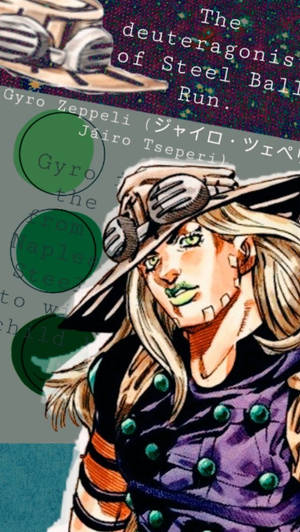 Gyro Zeppeli Aesthetic Art Wallpaper