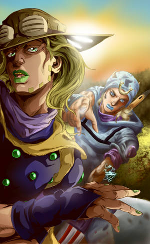 Gyro Zeppeli Jojo's Bizarre Adventure Wallpaper