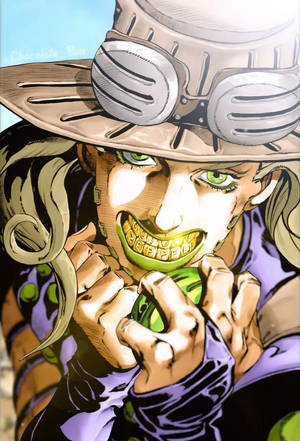 Gyro Zeppeli With Green Eyes Wallpaper