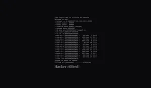 Hacked Rooted Screen Wallpaper