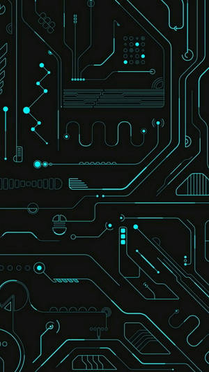 Hacker Circuit Board Wallpaper