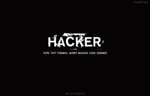 Hacker Glitch Design Wallpaper