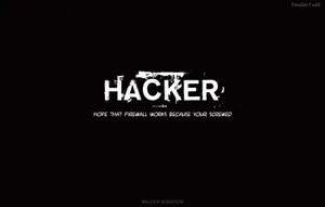 Hacker Glitch Design Wallpaper