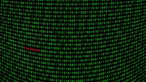 Hacker Green Binary Codes Wallpaper