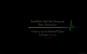 Hacker Heartbeat Quote Wallpaper