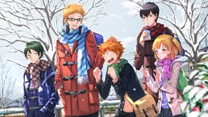 Haikyuu In Winter Wallpaper