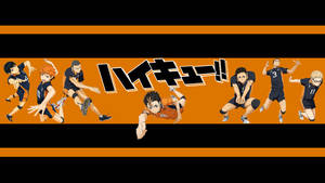 Haikyuu Teams Karasuno High Poses Wallpaper