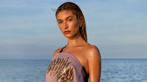 Hailey Bieber For Elle 2020 Wallpaper