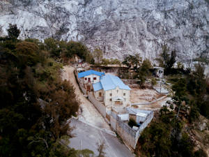 Haiti Church In Mountain Wallpaper