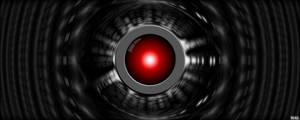 Hal 9000 Robotic Red Eye Wallpaper