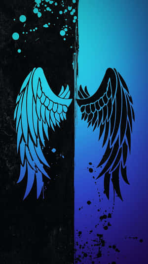Half Angel Half Demon Wings Art Wallpaper