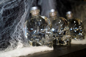 Halloween Crystal Head Vodka Wallpaper